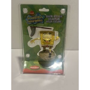 2002 SpongeBob SquarePants Aquarium Aqua Figure New Rare Net‎ Collection